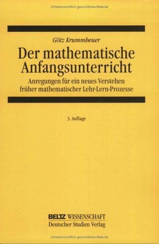 Der mathematische Anfangsunterricht