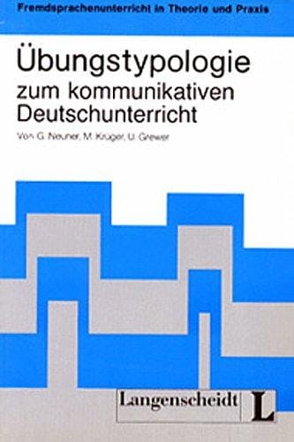 Übungstypologie zum kommunikativen Deutschunterricht