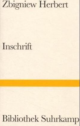 Inschrift Gedichte aus zehn Jahren