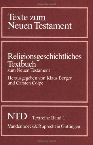 Religionsgeschichtliches Textbuch zum Neuen Testament