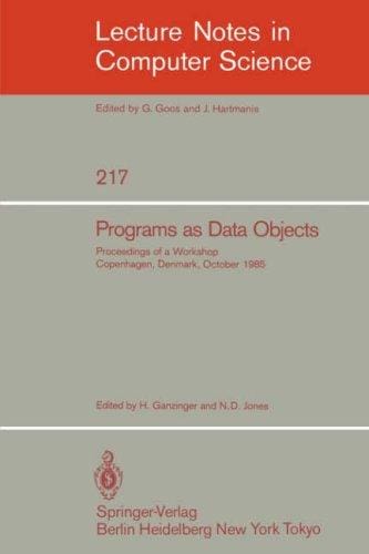 Programs as data objects