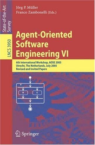 Agent-oriented software engineering VI