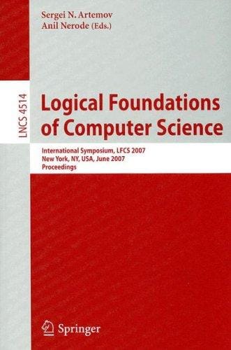 Logical foundations of computer science