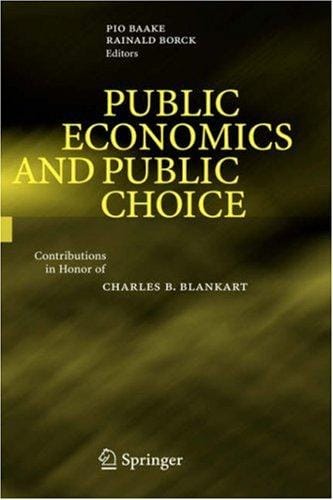 Public Economics and Public Choice
