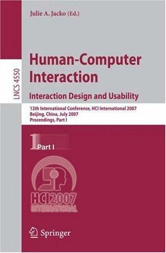 Human-Computer Interaction.Interaction Design and Usability