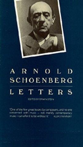Arnold Schoenberg letters