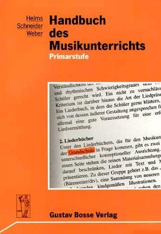 Handbuch des Musikunterrichts