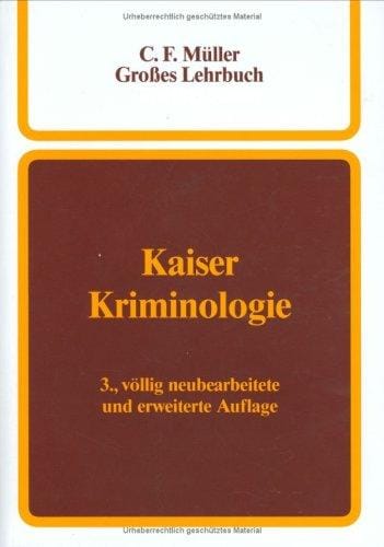 Kriminologie