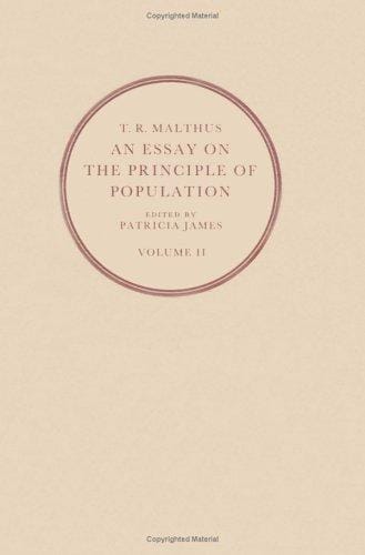 An Essay on the Principle of Population (2 Volumes)