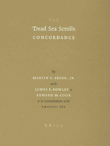 The Dead Sea scrolls concordance