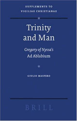 Trinity and Man (Supplements to Vigiliae Christianae)