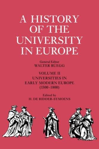 A history of the university in Europe