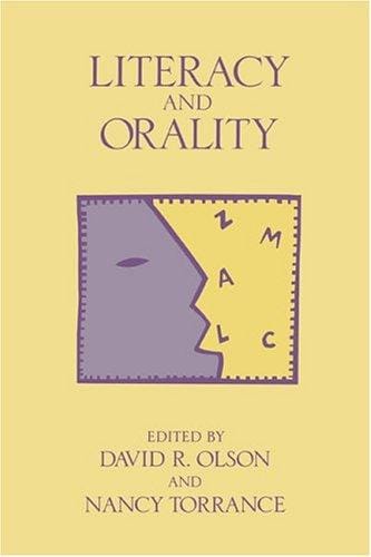 Literacy and orality