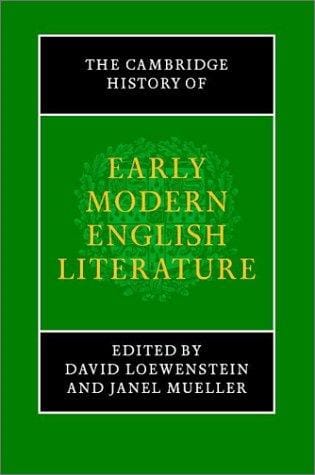 The Cambridge history of early modern English literature