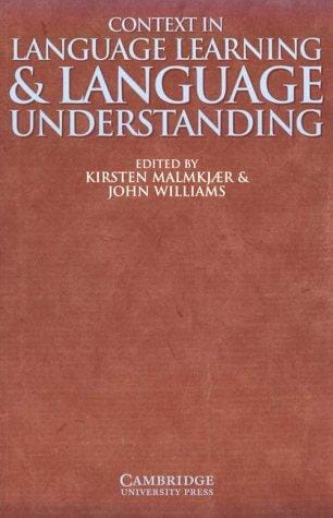 Context in language learning and language understanding