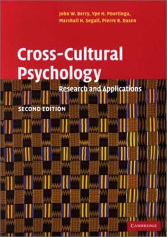 Cross-cultural psychology