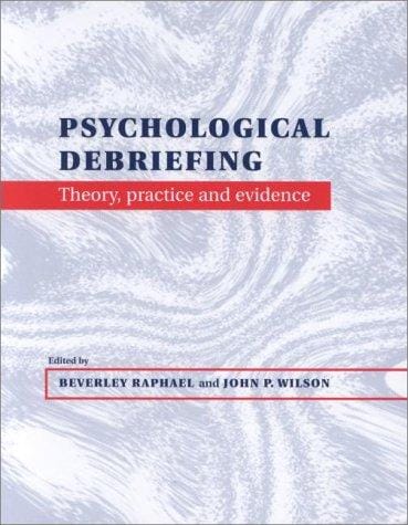 Psychological debriefing