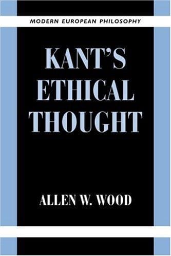 Kant's ethical thought