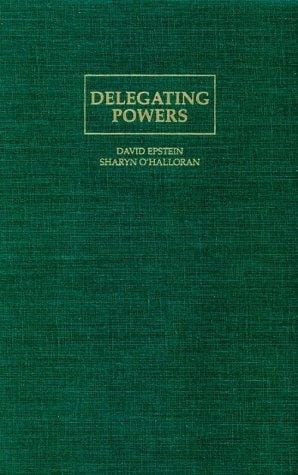 Delegating powers