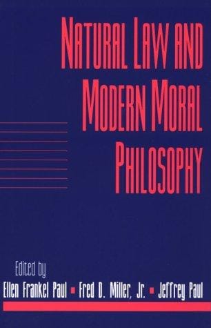 Natural law and modern moral philosophy