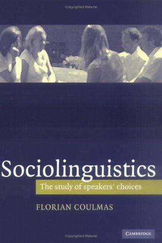 Sociolinguistics