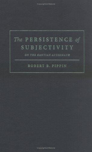 The persistence of subjectivity