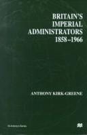 Britain's imperial administrators, 1858-1966