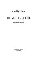 De voorzitter