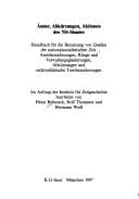 Ämter, Abkürzungen, Aktionen des NS-Staates