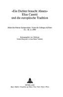 "Ein Dichter braucht Ahnen"