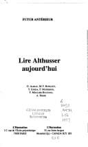 Lire Althusser aujourd'hui