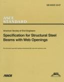 Specification for structural steel beams with web openings
