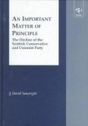 An important matter of principle