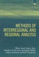Methods of interregional and regional analysis
