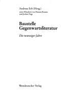 Baustelle Gegenwartsliteratur