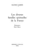 Les diverses familles spirituelles de la France