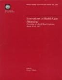 Innovations in health care financing