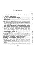 Written comments on International Trade Commission reforms