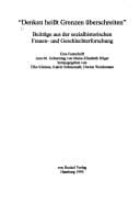 Denken heisst Grenzen überschreiten