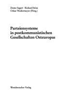 Parteiensysteme in postkommunistischen Gesellschaften Osteuropas