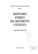 Dizionario storico del movimento cattolico