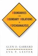 Boundaries and boundary violations in psychoanalysis