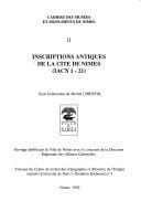 Inscriptions antiques de la cité de Nîmes (IACN 1-21)