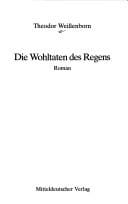 Die Wohltaten des Regens