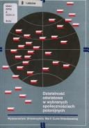 Działałność oświatowa w wybranych społecznościach polonijnych