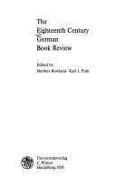 The eighteenth century German book review