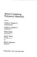Metal-containing polymeric materials