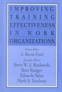 Improving training effectiveness in work organizations