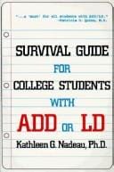 Survival guide for college students with ADD or LD