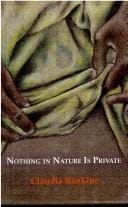 Nothing in nature is private
